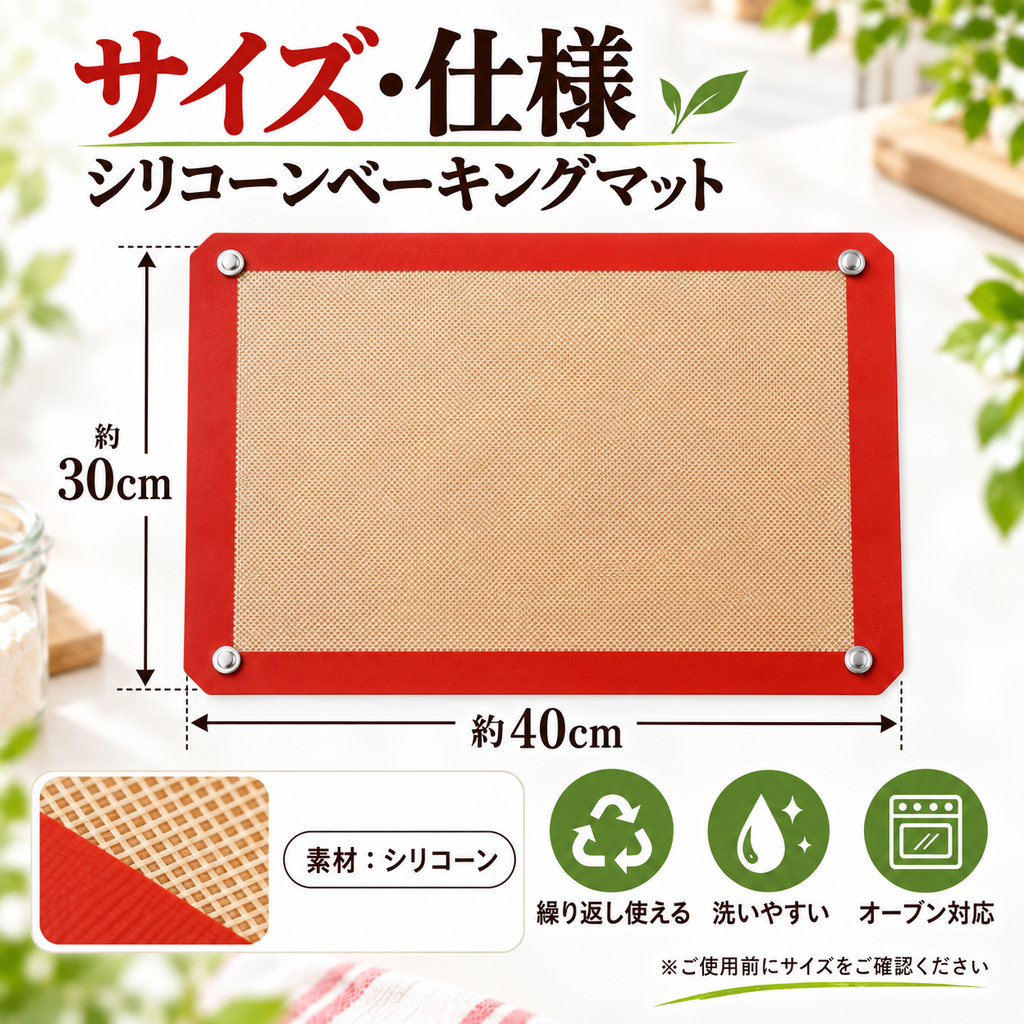 SNAPBAKE™ 2WAYシリコーンベーキングマット