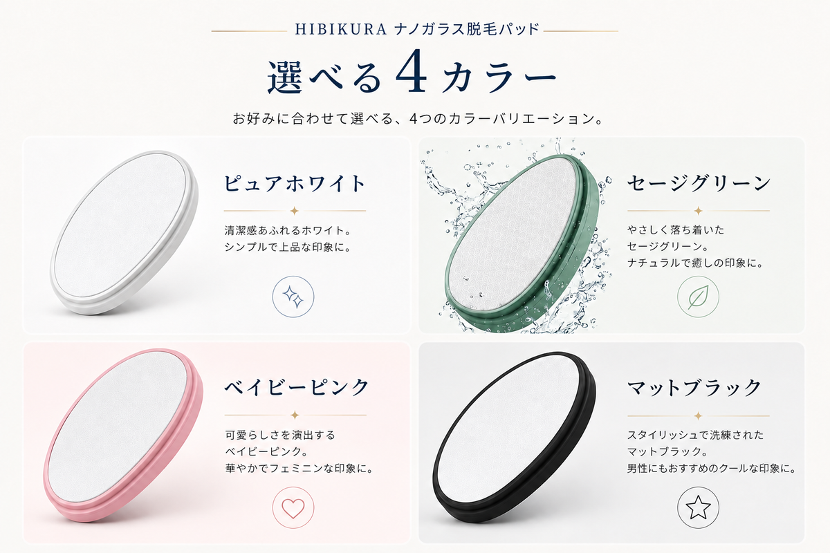 HIBIKURA ナノガラス脱毛パッド 13