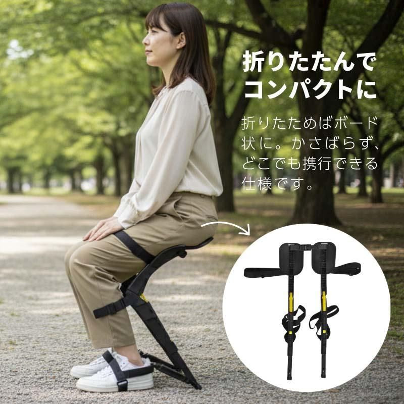 折りたたんでコンパクトに。折りたためばボード状に。かさばらず、どこでも携行できる仕様です。